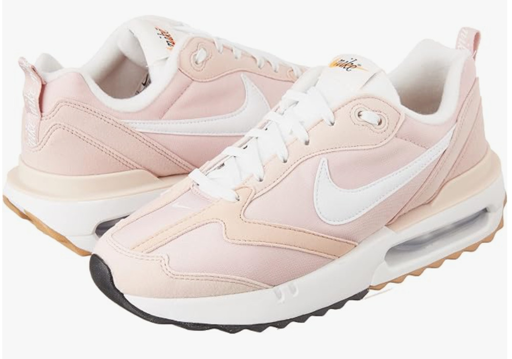 Nike Women's Air Max Dawn Running Shoe, Pink Oxford/Summit White-black, 8.5